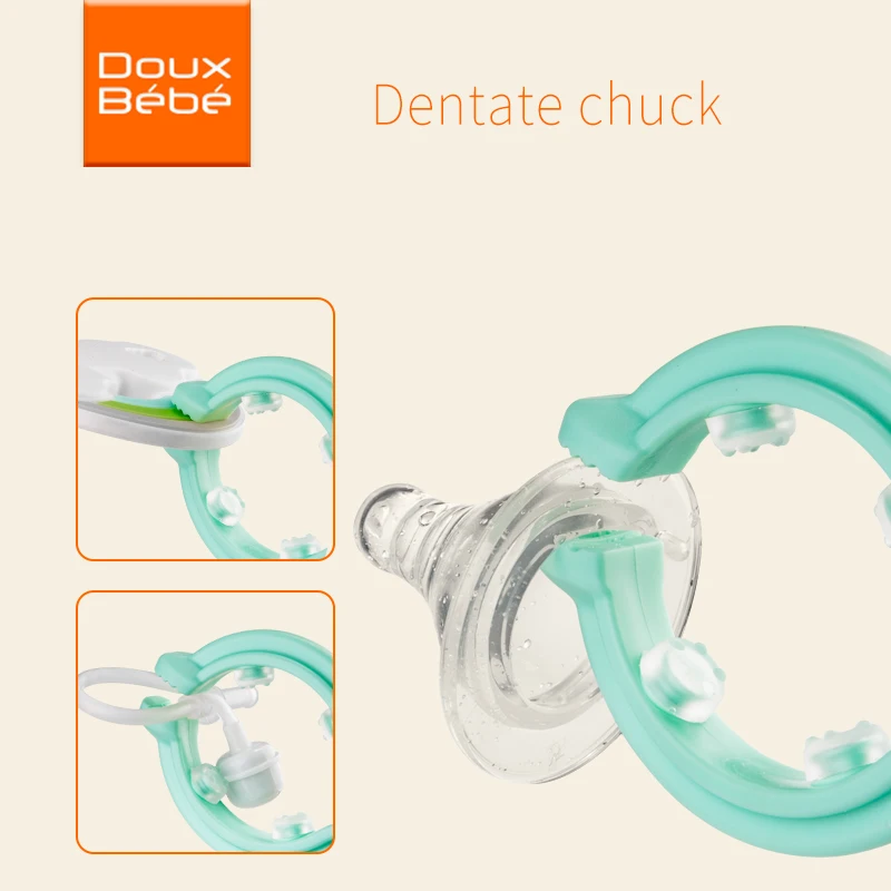 Doux bebe бутылка щипцы молочный напиток соска зажим Пинцет противоскользящие