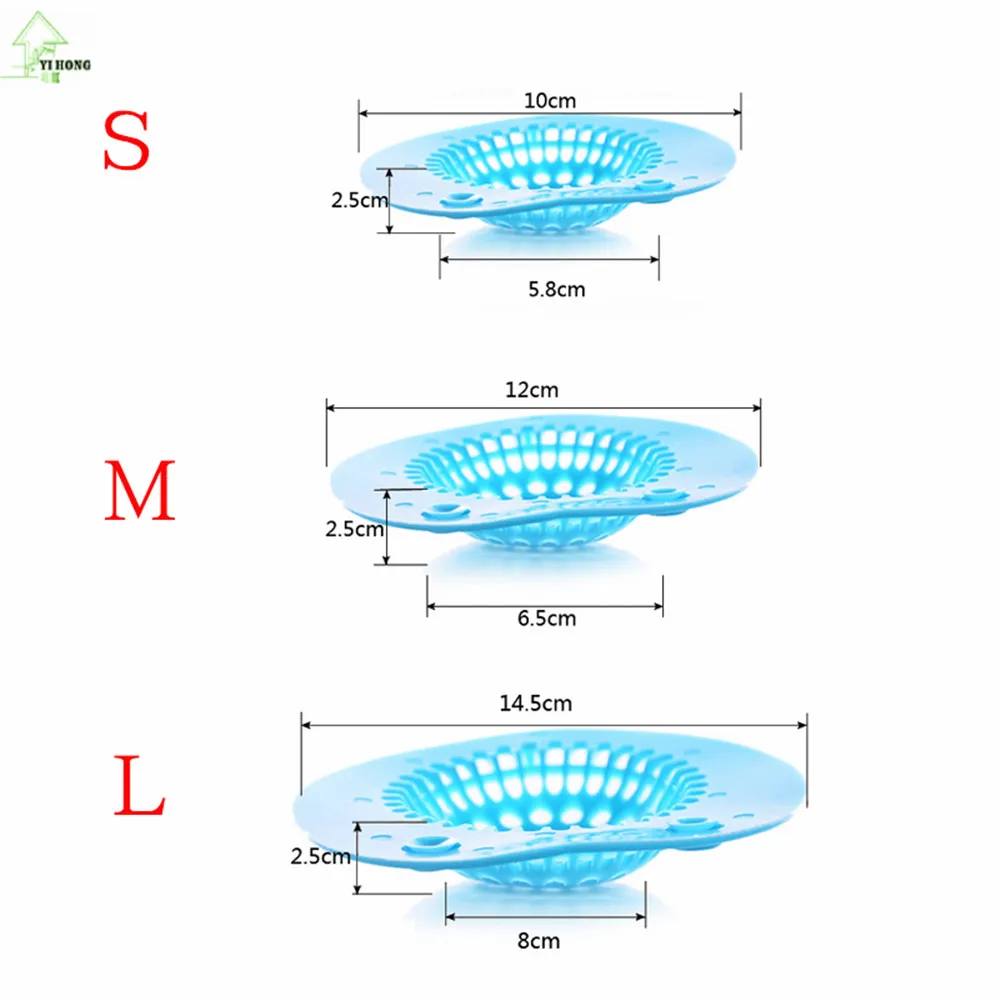YI HONG Мягкие силиконовые Ванная комната Душ Сливная крышка фильтры от волос