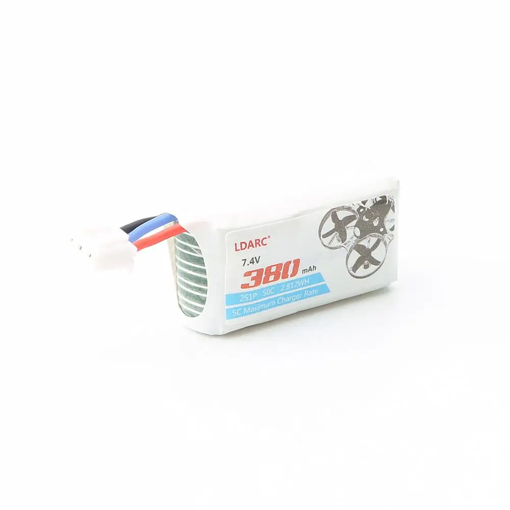 LeadingStar 4 шт. LDARC Новый 2S 380 мАч 7 В 35C литий полимерный аккумулятор для микро