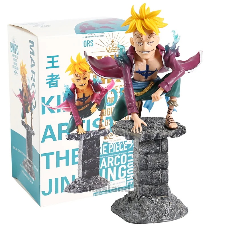 B Аниме one piece Марко мини-фигурка ПВХ фигурка Коллекционная модель игрушка кукла - Цвет: B