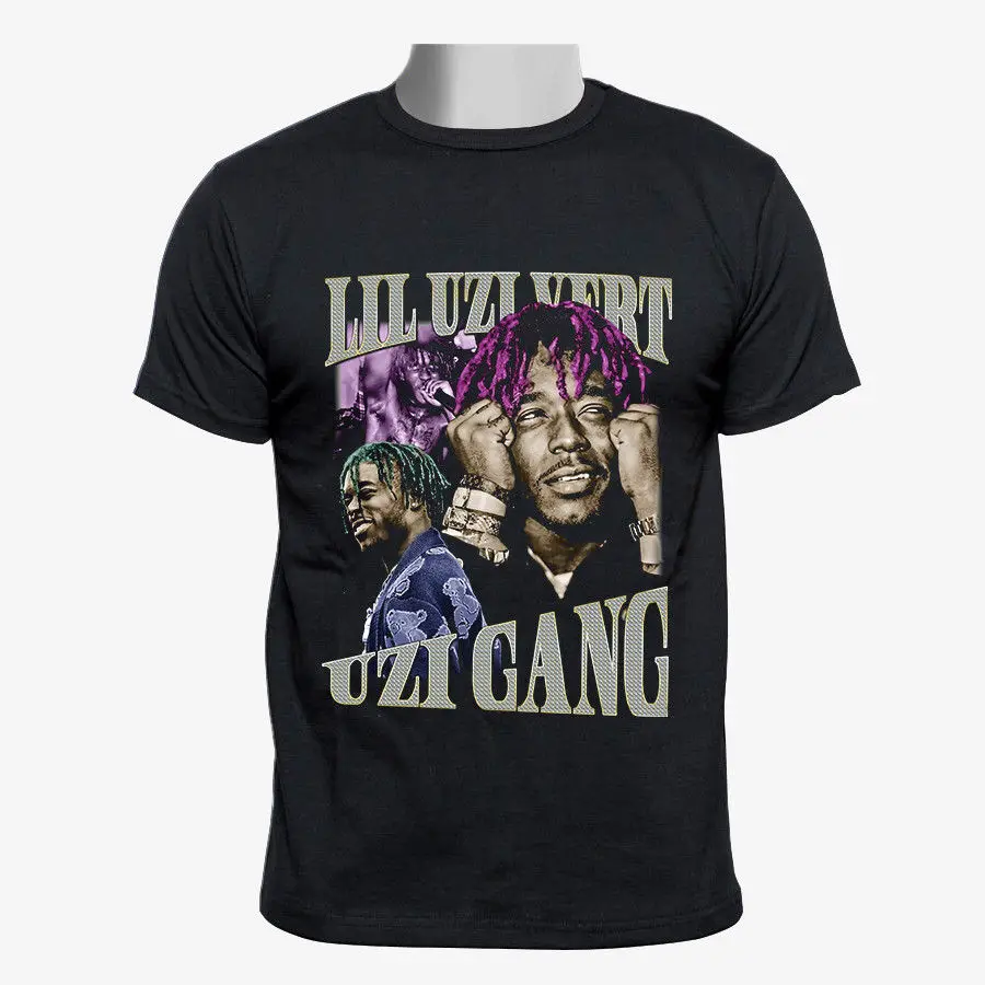 Мужская футболка с коротким рукавом LIL UZI VERT GANG на заказ размер M 3XL забавная новый