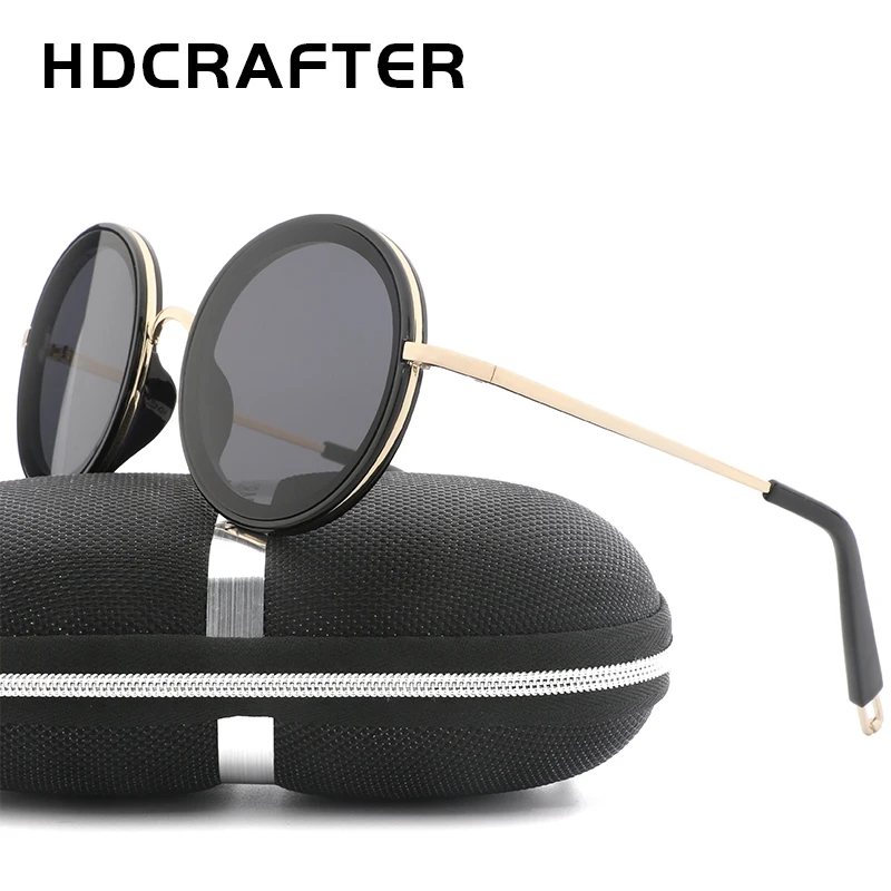 HDCRAFTER Круглые Солнцезащитные очки женские модные солнцезащитные для женщин