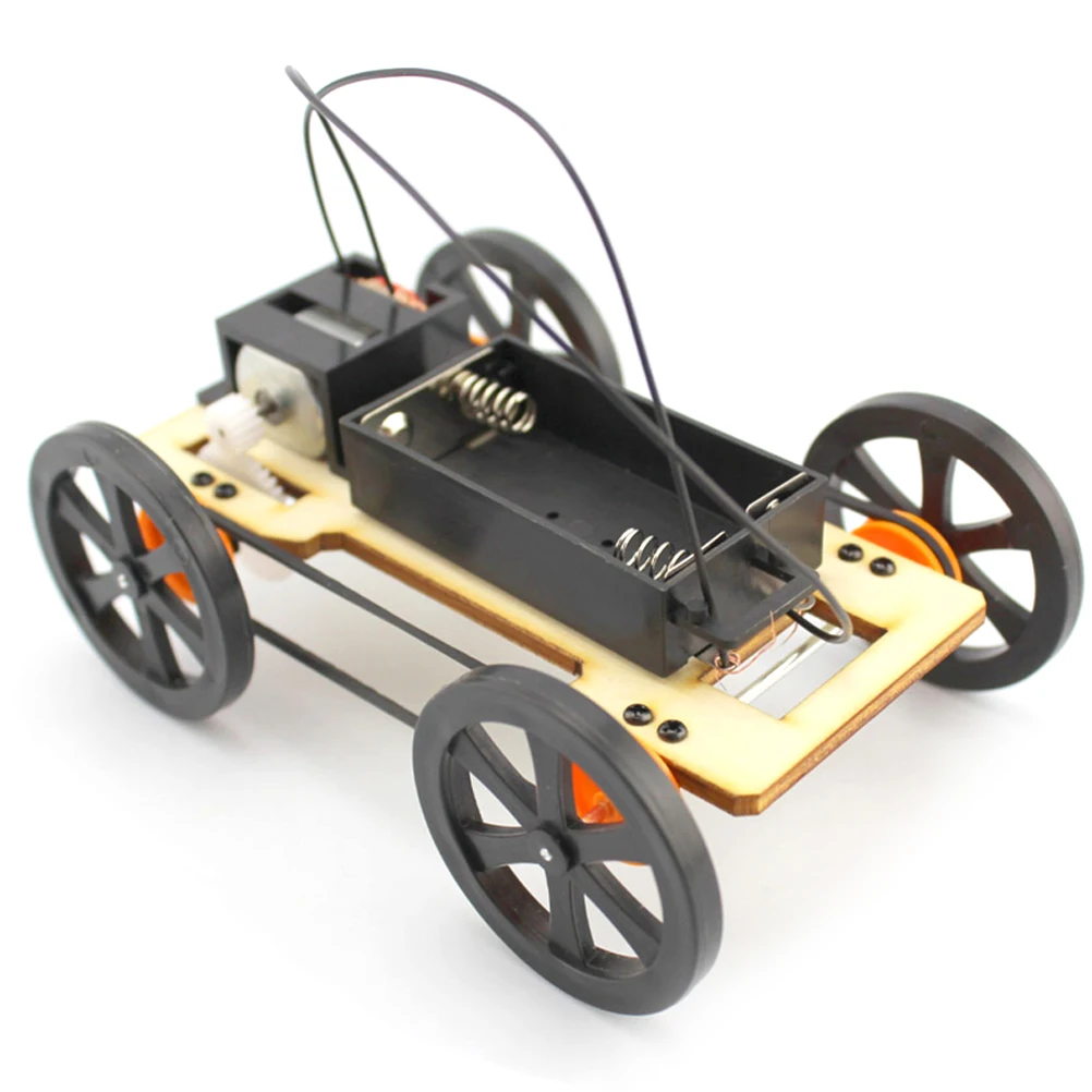 

Self assembly DIY Mini Battery Powered Car Model Kit Children Kids Educational Toy Gift Newest Drop Shipping