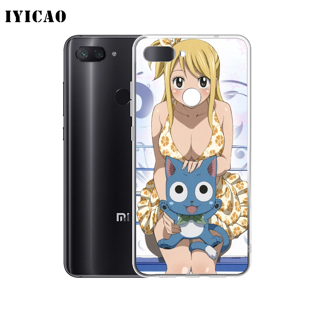 Чехол для телефона IYICAO Lucy Heartfilia мягкий силиконовый чехол Xiaomi Redmi 4A 5A 6A Note 7 6 5 Pro Plus 4X