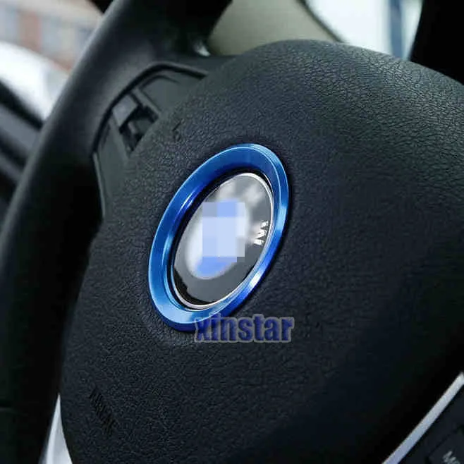 Алюминиевая декоративная наклейка на руль для bmw E39 E46 E53 E60 E61 E64 E70 E71 E85 E87 E90 E83 F10 F20 F21