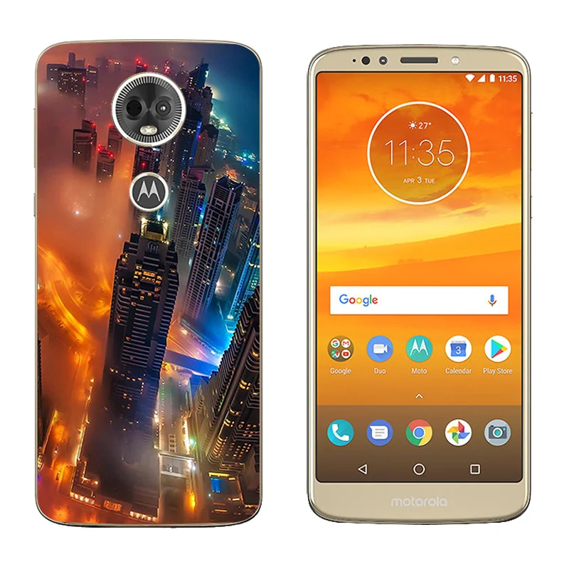 Мягкий силиконовый чехол из ТПУ для Motorola E5 Plus задняя крышка телефона 6 0 дюймов MOTO
