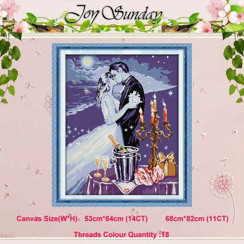 Romantic dating Набор для вышивания крестиком для влюбленных женщин 11CT 14CT Набор для вышивания крестиком Набор для вышивания крестиком для рукоделия - Цвет: Romantic dating