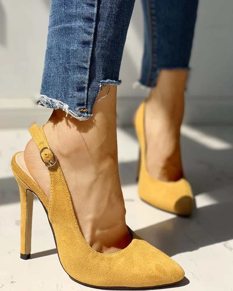 Новинка женские летние сандалии с ремешком на щиколотке туфли лодочки из флока