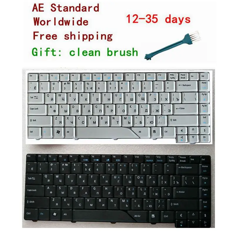 Russian Laptop Keyboard for Acer Aspire 5730 4937 4710Z 4712 4712G 4430 4290 4720G 5530 MS2219 4310 4320 4315 Z03 4735 RU