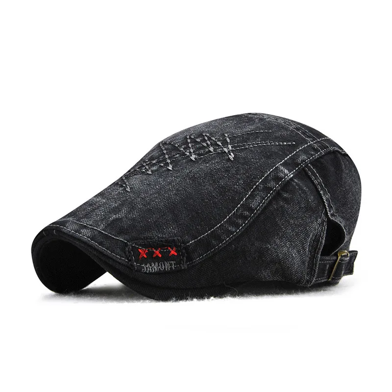 Винтажный Мужской Модный берет шапка Кепка с якорем британский стиль шляпы для