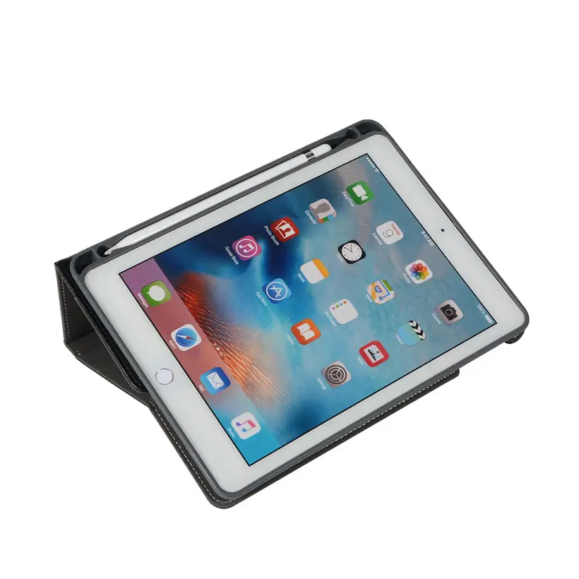 Для Apple iPad 9 7 2018 2017 чехол с держателем карандаша A1822 A1893 для планшета Air 1 2 Pro Funda +