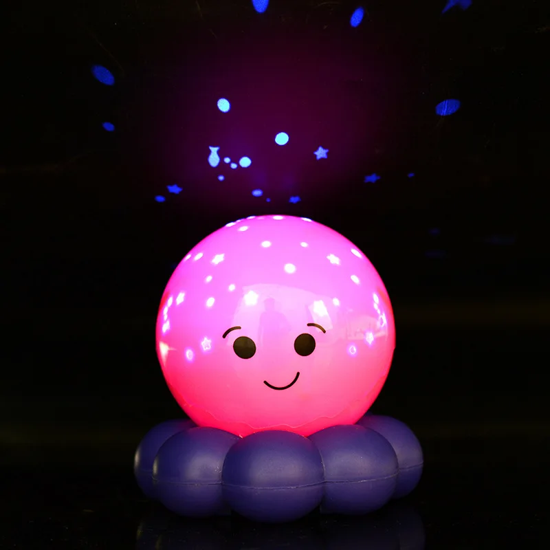 Осьминог звездное небо тихий сон Ночной свет освещение для сна небесные