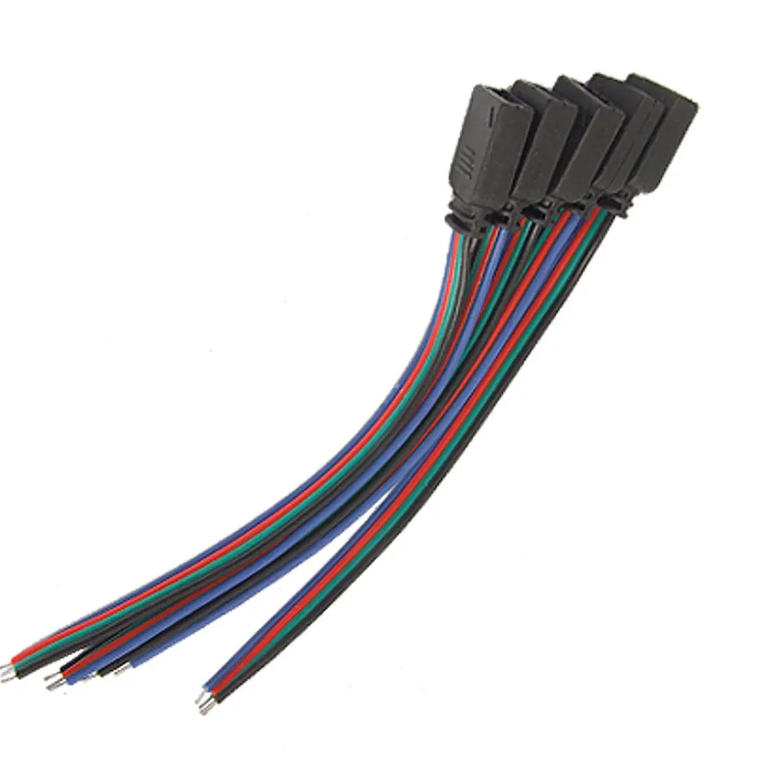5 шт. RGB светодиодный светильник полосы 4 Pin гнездовой разъем кабеля|4 pin female connector|4