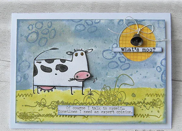 Смешная ферма прозрачный Штамп для DIY скрапбукинга/карты/Дети Рождество весело