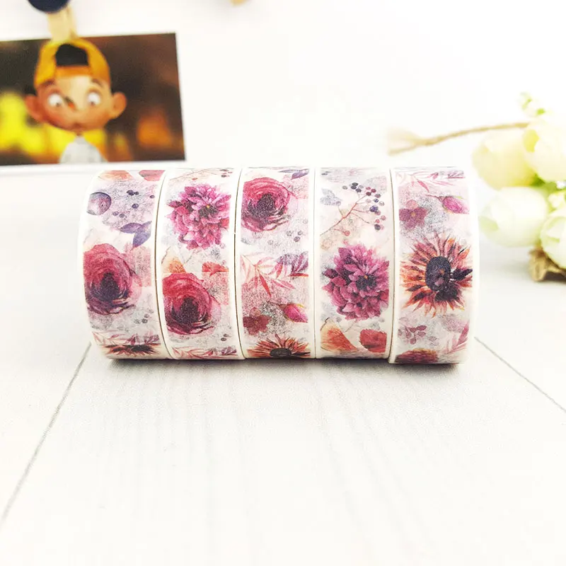 

1.5cmx10m kawaii Fruit paradise DIY decorative scrapbook planner masking tape washi tape stationery office adhesive tape