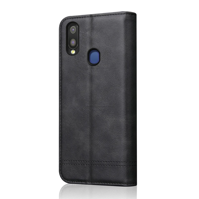 Винтажный кожаный чехол-книжка для samsung Galaxy M10 M10S M20 M30, Роскошный кошелек с подставкой для карт, Магнитный чехол-книжка, повседневный чехол, Fundas
