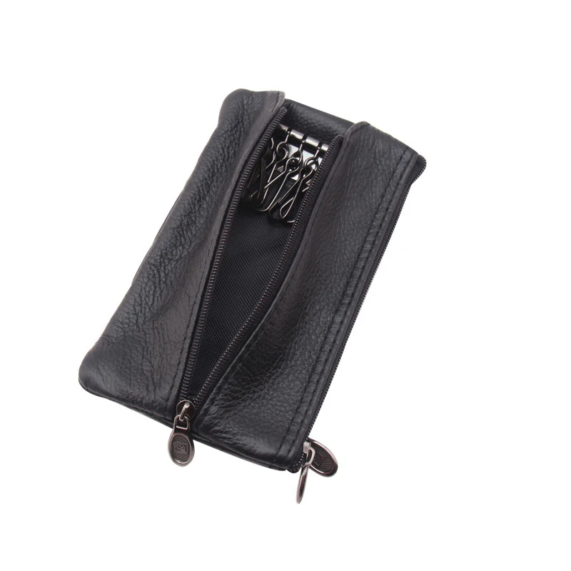 Натуральная кожа Большой Автомобильный держатель для ключей винтажный мужской