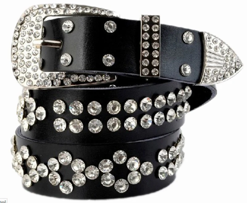 

New Arrival!Fashion Belt female Genuine leather belts women rhinestone Split Leather Cow skin strap woman Wide women's girdle