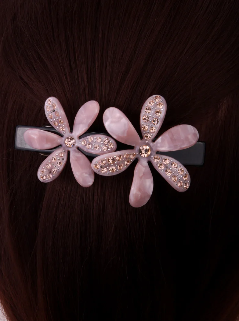 Заколка для волос с цветком женщин и девочек ювелирные изделия австрийскими