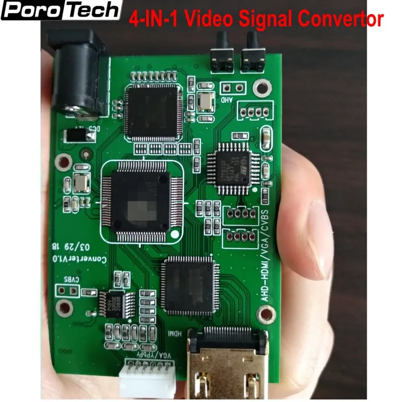 

Wholesale 20pcs/lot AHD41 AHD to HDMI Signal Convertor, AHD TVI CVI CVBS signal to HDMI VGA CVBS signal convertor board