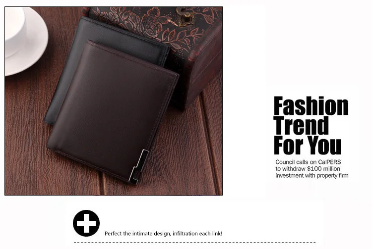Ультра-тонкие короткие мужские кошельки с блестками с сумкой для монет, черный кошелек, мужской кошелек, маленькие деньги, доллар, тонкий чехол для карт Carteira