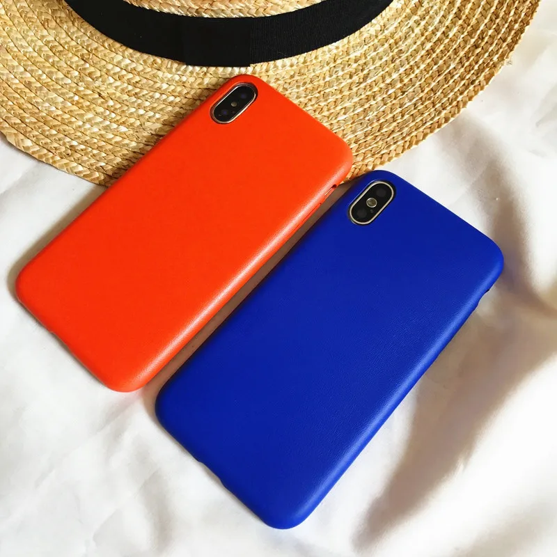 Роскошный кожаный деловой чехол LUDI для телефона iPhone 7 X 10 6 6S 8 Plus мягкий