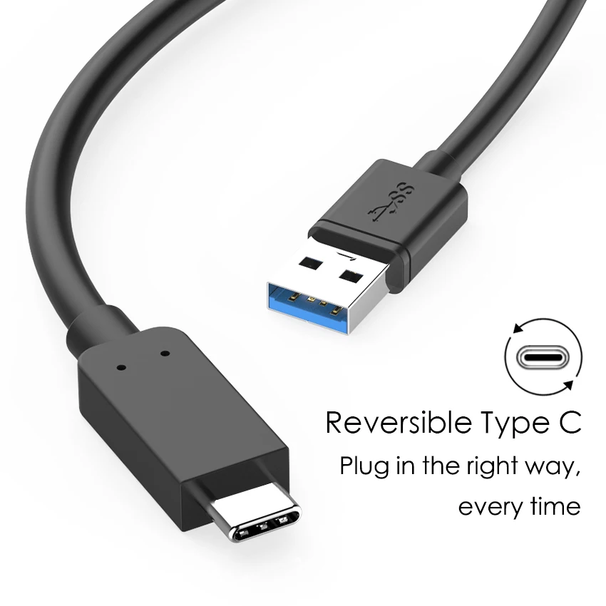 Кабель JianHan USB 3 0 типа C 5 Гбит/с быстрое зарядное устройство Кабели Type для Xiaomi 4C Mi5