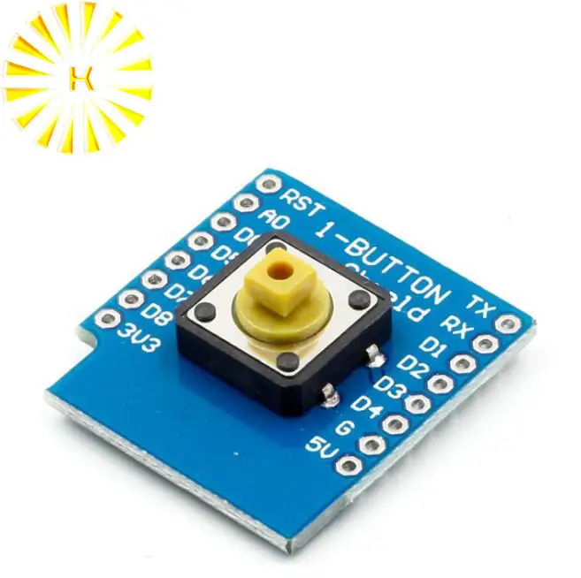 Щит с одной кнопкой для WeMos D1 Mini Button Wemos Diy электронная печатная плата Module со