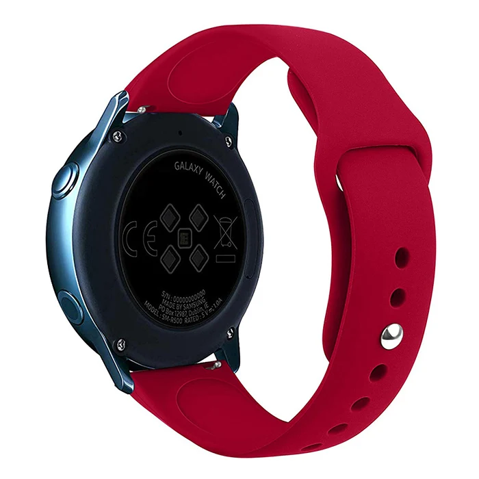 Красный Для Garmin Forerunner 245 ремешок 20 мм смарт часы ремешок для Garmin Forerunner 245/Vivoactive 3 часы браслет - Цвет: Красный