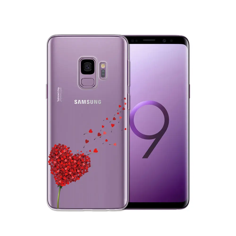 Arvin Silicone Case FOR Samsung Galax s5 S6 S7 S8 Clear Protective case edge Plus S9 Soft TPU Phone Cover |