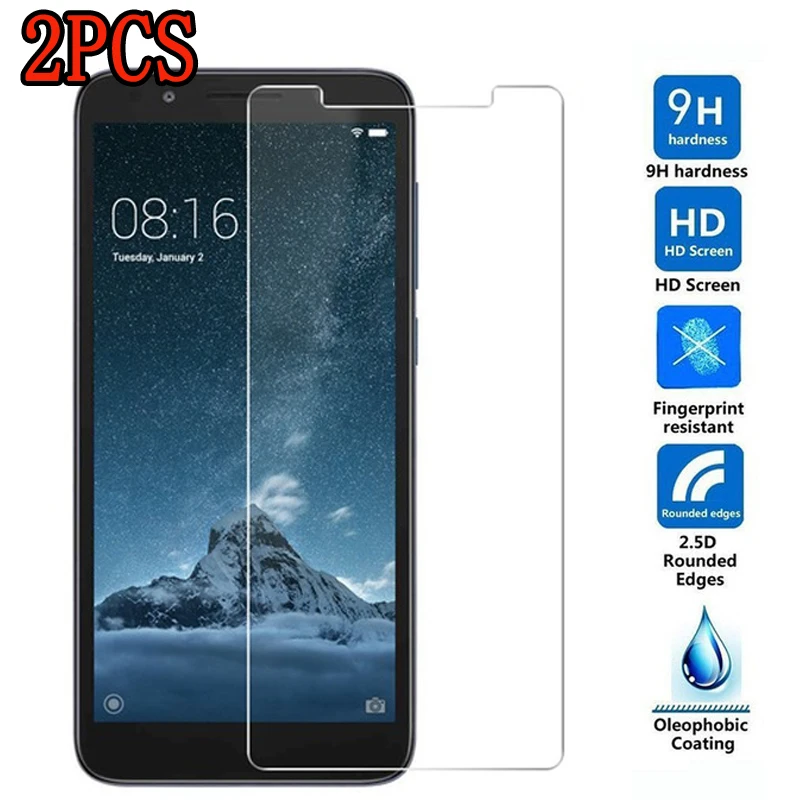 2 шт. в упаковке высококачественное закаленное стекло для Alcatel 1x защитная пленка 9H