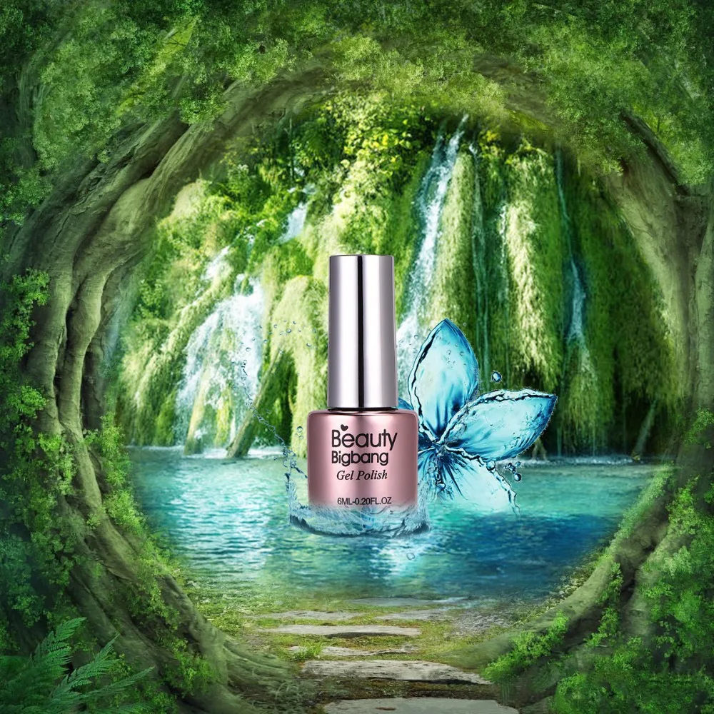 BeautyBigBang, 6 мл, 36 цветов, замачиваемый Гель-лак для ногтей, УФ-гель, верхнее покрытие, матовое покрытие, лаки для ногтей, для маникюра, верхнее покрытие, не протирается