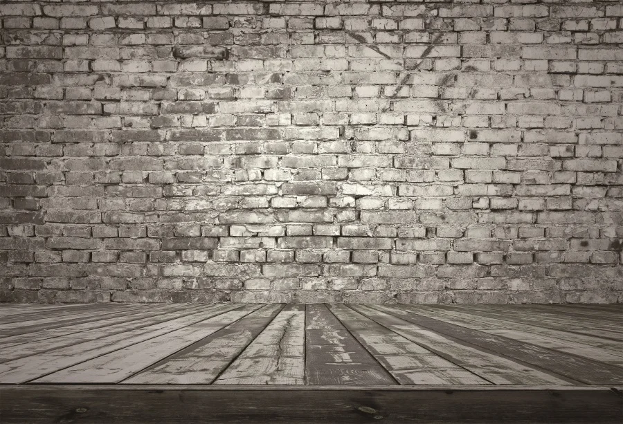 Laeacco Old Brick Wall Wooden Floor Baby Party Newborn Portrait Photo Backgrounds Photography Backdrops Photocall Studio | Электроника