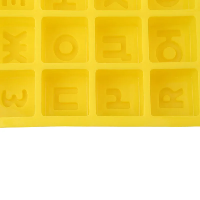 Компьютер русский алфавит/буквы силиконовая форма Желе леденец Пудинг Форма для