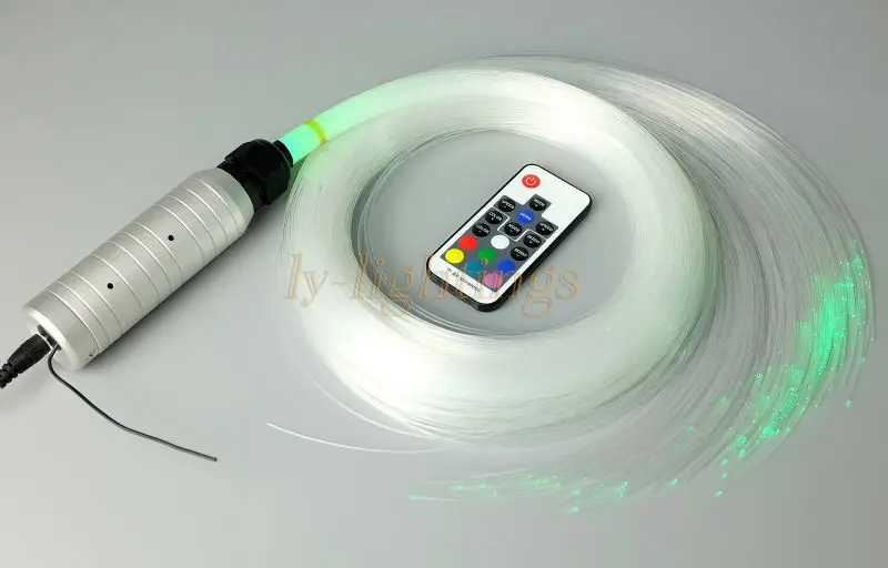 

Комплект миниатюрных оптоволоконных светодиодных ламп RGB с изменением цвета и звездочками, потолочная лампа для украшения дома светильник ...