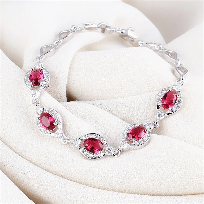 

RONGQING 6pcs/lot Micro Inlay AAA Zircon Bracelets for Women Pulsera Sisters Wedding Jewelry Gift