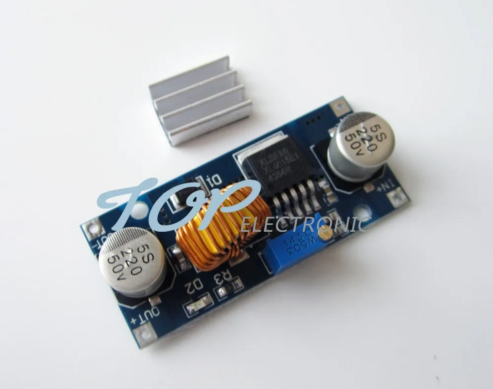 1 шт. 5A DC Регулируемый понижающий модуль XL4015 4 ~ 38V 96%|dc-dc 5a|dc-dc step-down |