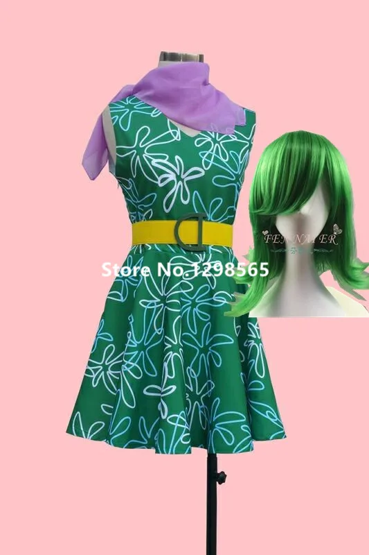 Женские принтом из мультфильма головоломка для костюмированной вечеринки в