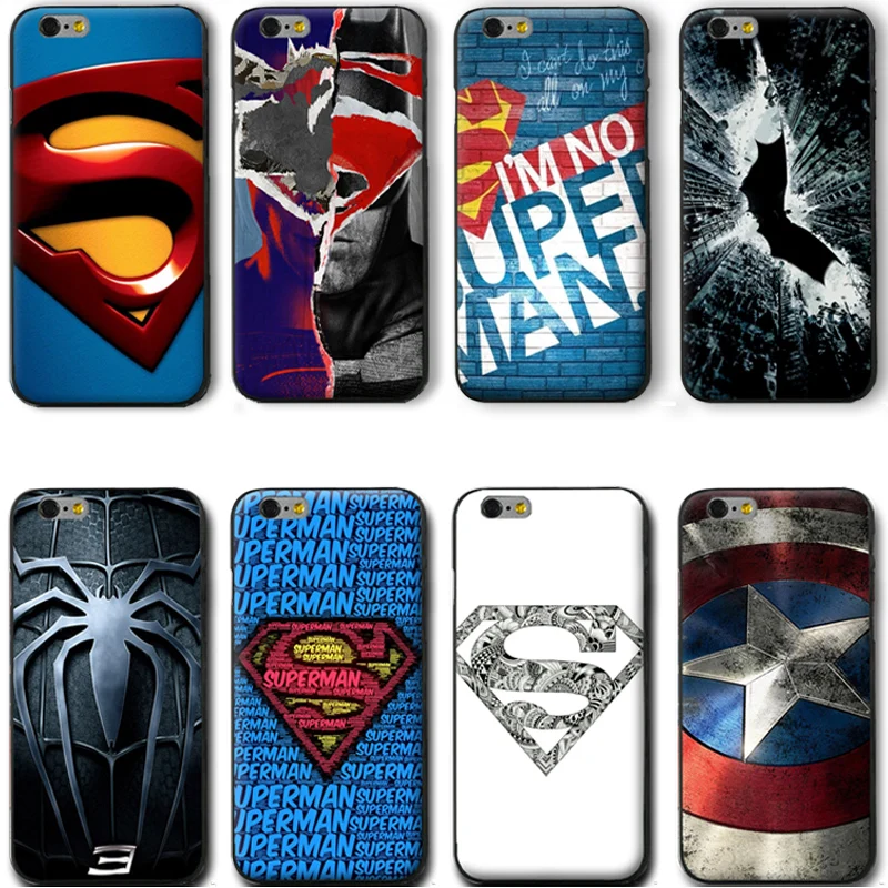 Marvel Hero Collection Captain America Joker Iron Man Spider Assorted Designs For iPhone 6 6S Case |