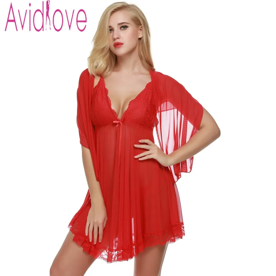 Avidlove сексуальное женское эротическое белье комбинация кружевное ночное мини