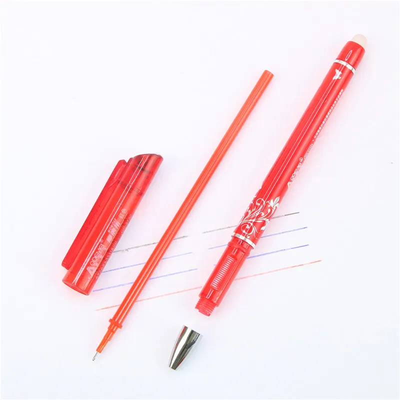 Оптовая продажа! Специальный 10 шт. стираемая ручка синий/черный/темно