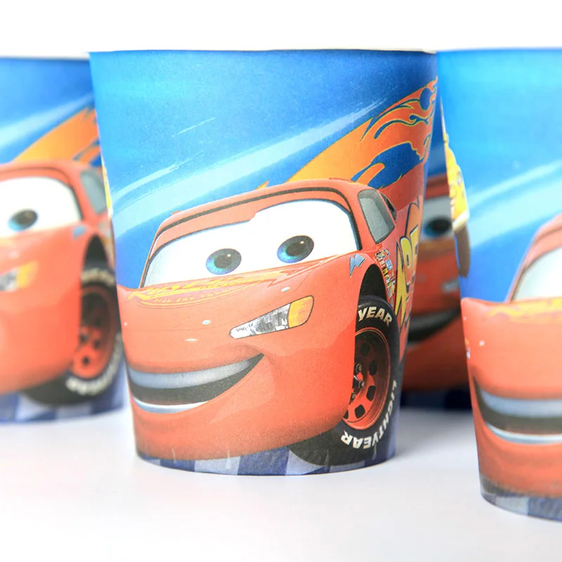 90pcs/lot Suitable for 20 people cars Theme Paper disposable Tableware Sets Child's son's Birthday Party Supplies Decorations