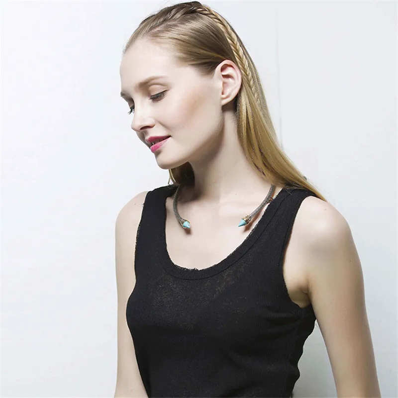 Женское Ожерелье чокер в стиле Бохо|collar hippie|choker necklacecollier ras du cou |