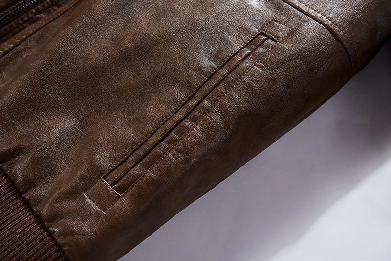 Новинка, мотоциклетная кожаная куртка, Мужская Верхняя одежда на Косой молнии, Куртки из искусственной кожи, пальто из искусственной кожи, европейский размер, S-3XL, Прямая поставка