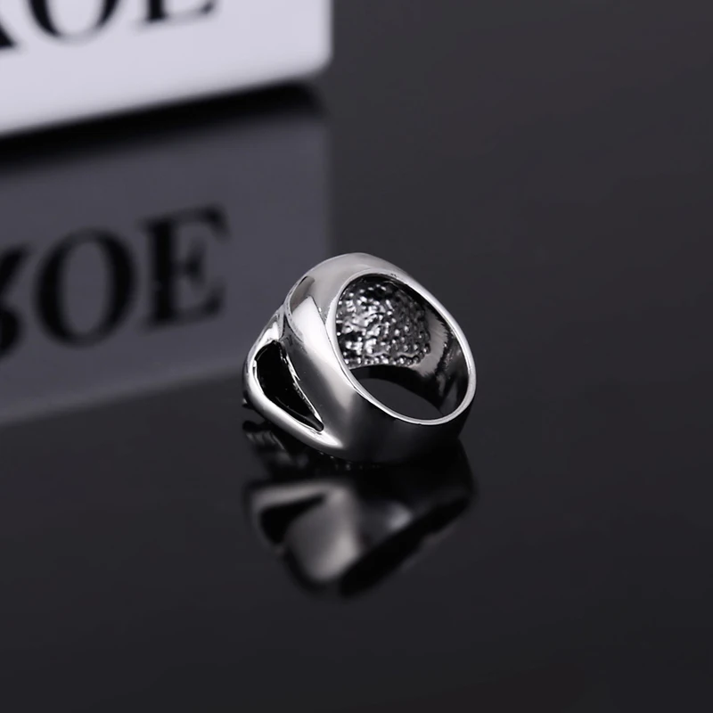 2019 крутой череп панк кольцо нержавеющая сталь мужской панк-рок Винтаж Jewelry