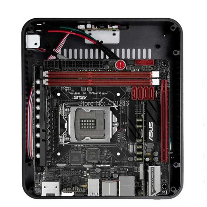 Мини Чехол itx pc Алюминиевый HTPC компьютерный чехол W80 модель Поддержка WIFI COM|mini case|pc