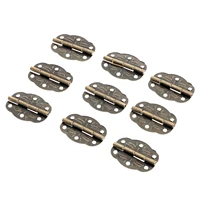 20pcs antique furniture door hinge parliament wooden gift box hinge iron 6 small holes box hinge 3022mm woodworking accessories