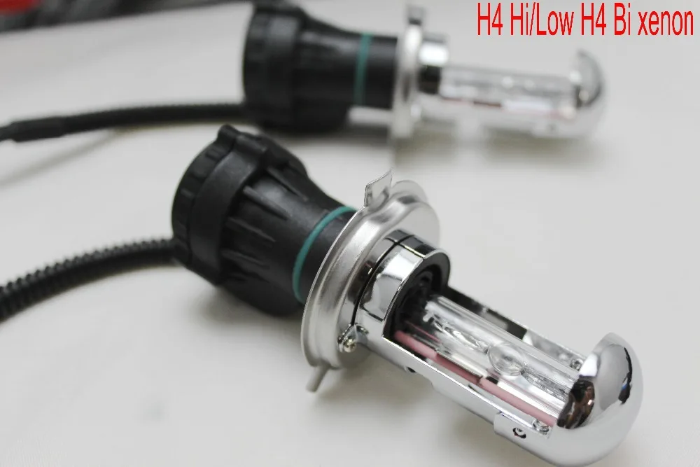 

Free shipping 1set12V 35w AC xenon kit H4 Bi xenon HID high and low kit 6000K 8000K 3000K 4300K 10000K car headlight