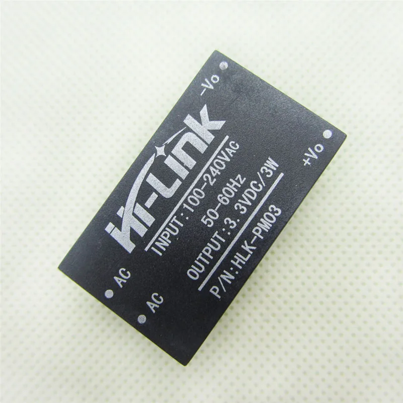 5 шт. HLK-PM03 AC-DC 220 В в 3 понижающий модуль питания Buck Интеллектуальный