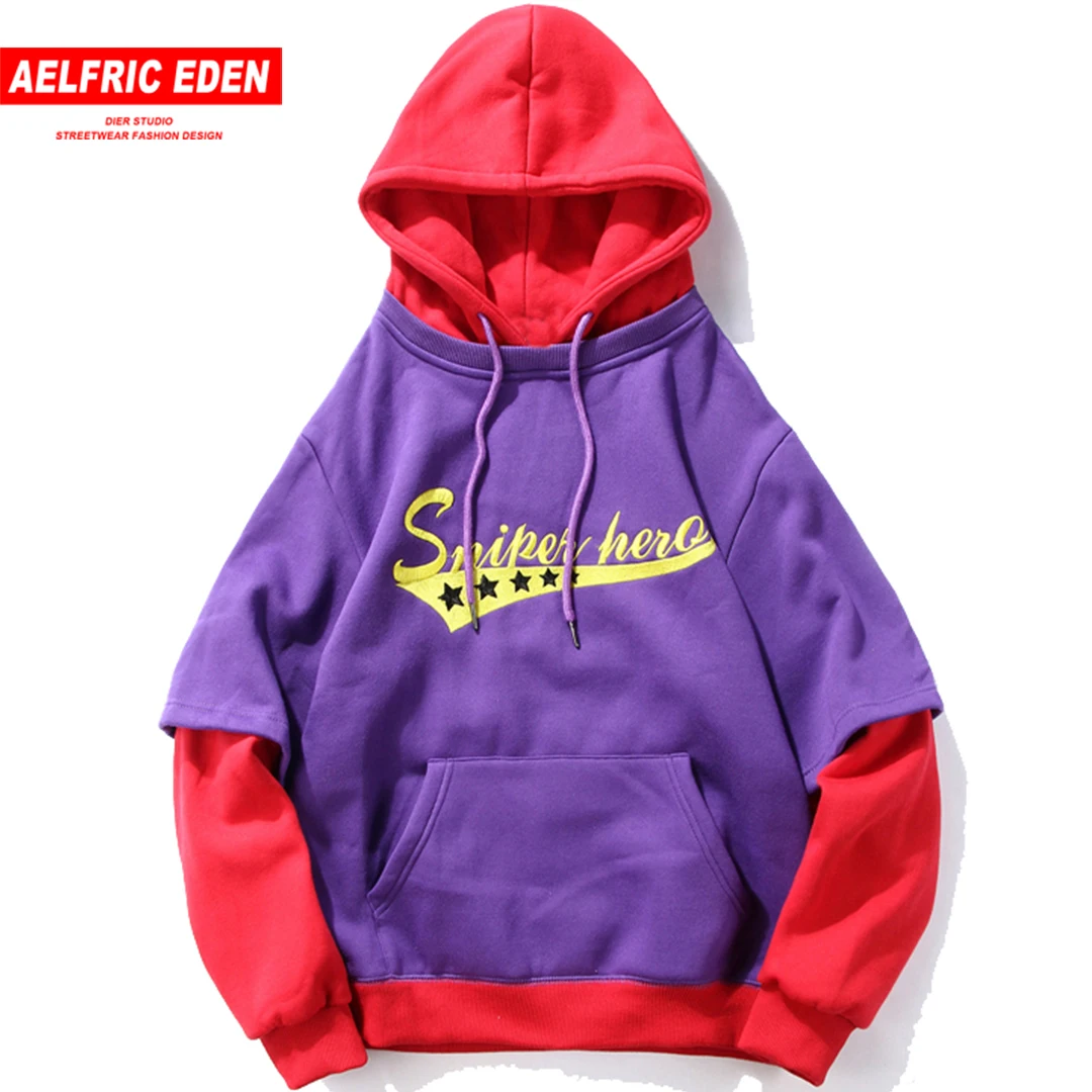 Aelfric Eden флисовая мужская толстовка с вышивкой надписями Повседневное уличная